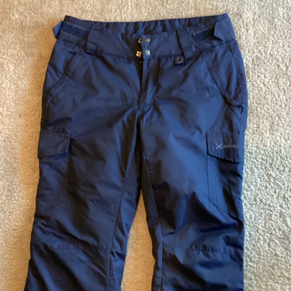 SIZE LARGE, Arctix Women's Navy Blue Snow Pants, Bottoms - Picture 5 of 11